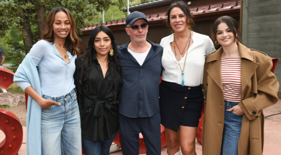 Zoe Saldaña, Adriana Paz, Tributee Jacques Audiard, Karla Sofia Gascón and Selena Gomez